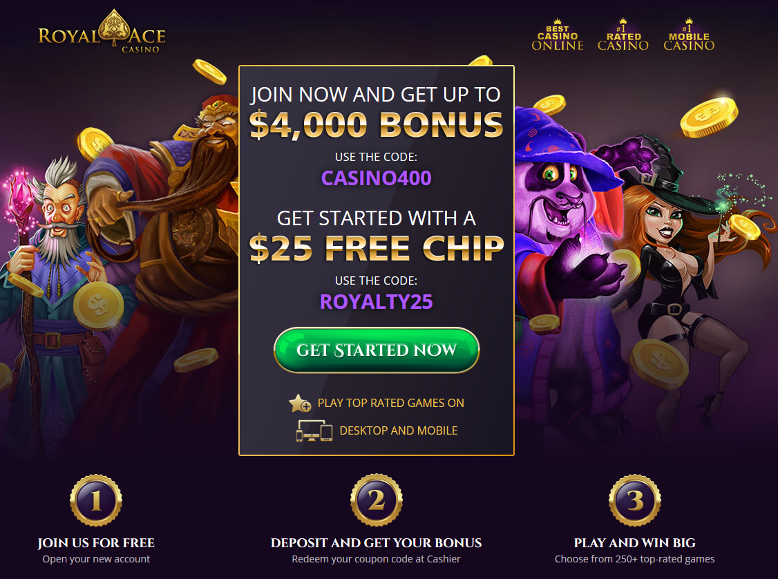 Royal Ace Casino 4000$ Epic Bonus