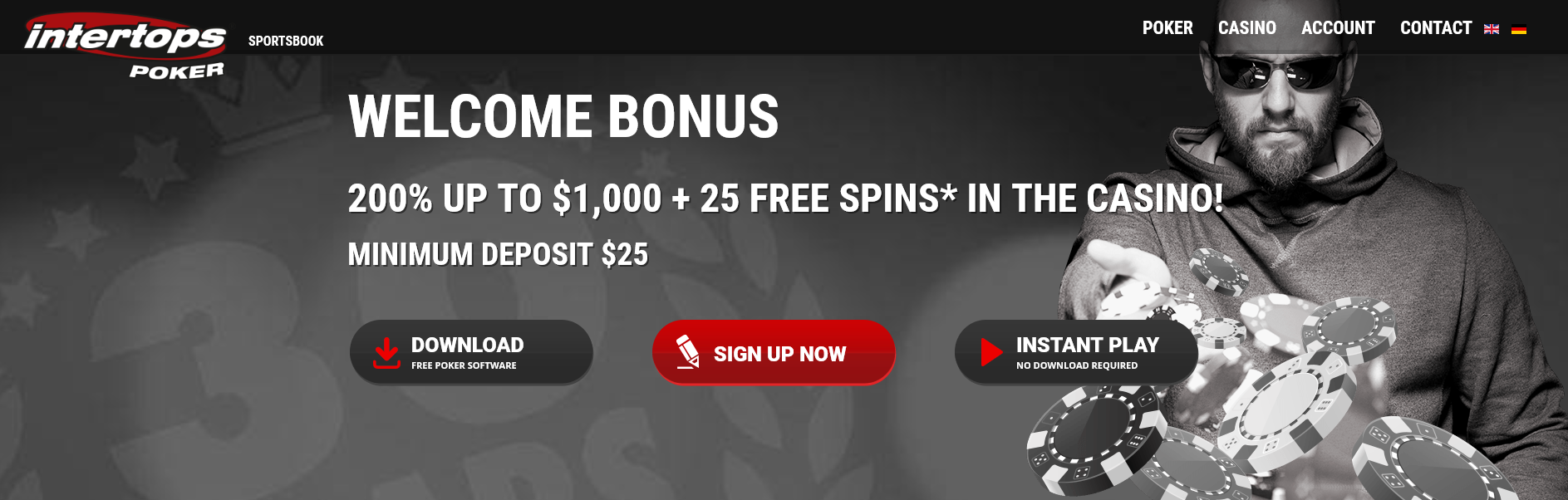 Play at the Best Online Poker Site - Intertops Poker