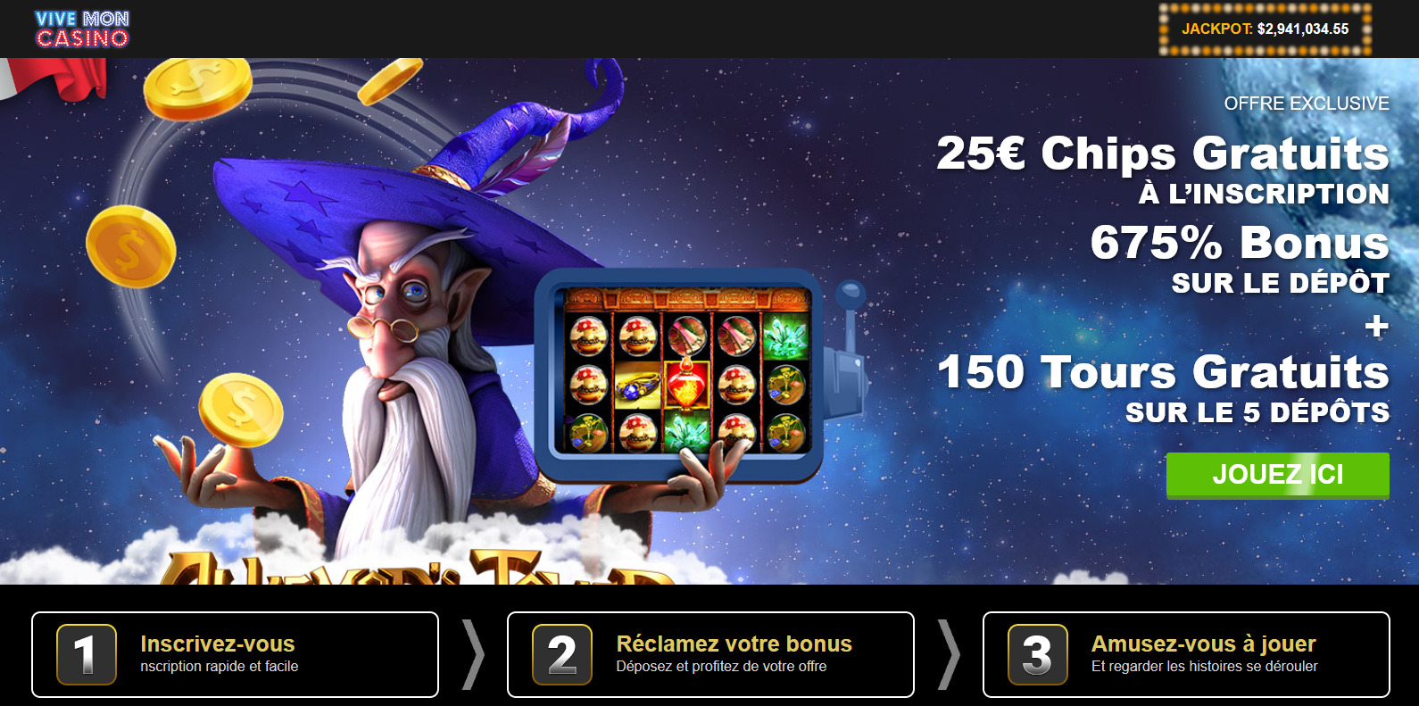 OFFRE EXCLUSIVE-25€ Chips Gratuits OFFRE EXCLUSIVE-25€ Chips Gratuits